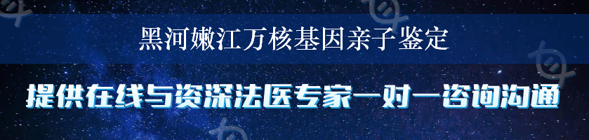 黑河嫩江万核基因亲子鉴定